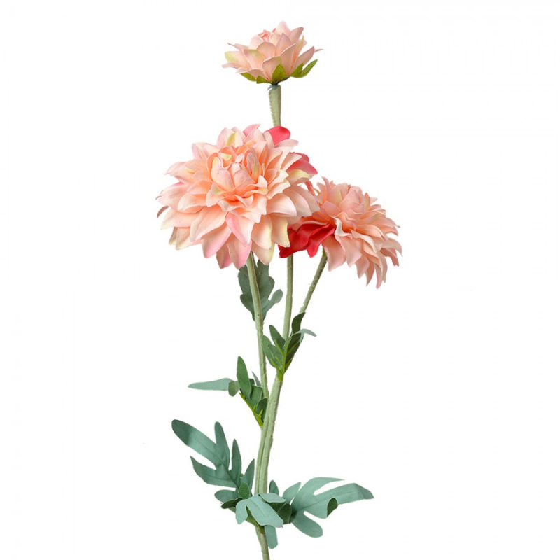 Doplňky a dekorace - Umělá rostlina oranžová jiřina – 75 cm