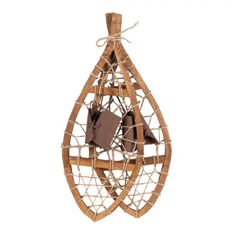 Doplňky a dekorace - Dekorační realistické vintage sněžnice – 55x22x5 cm