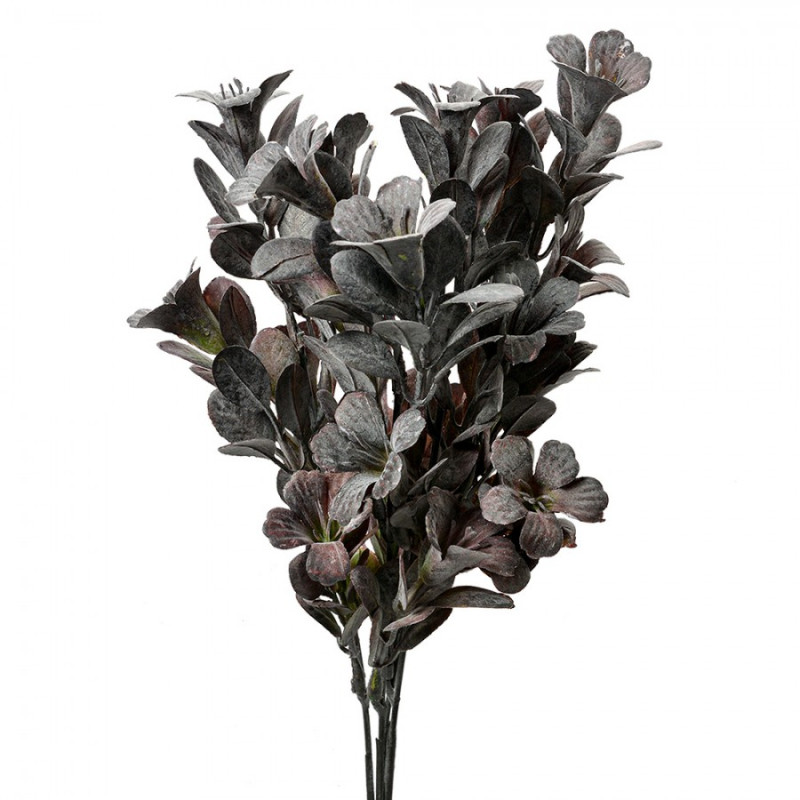 Doplňky a dekorace - Umělá rostlina šedo-hnědý hořec – 35 cm