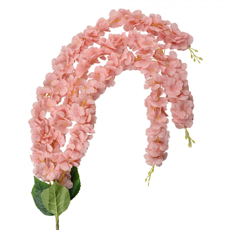 Doplňky a dekorace - Umělá květina meruňková vysoká Iselora – 108 cm