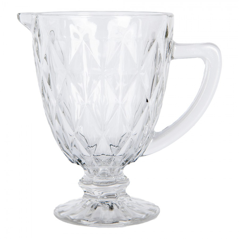 Kuchyně - Skleněný broušený dekorační džbán Normandy – 1000 ml