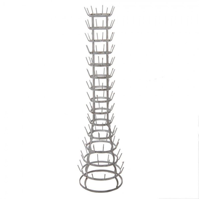 Kuchyně - Vysoký šedý stojan na hrnečky – 41x148 cm