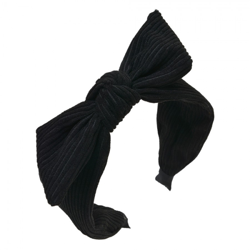 Móda a bižuterie - Dámská černá čelenka do vlasů Marianna