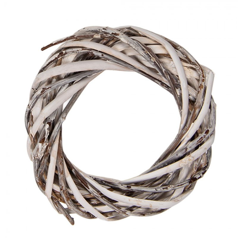 Doplňky a dekorace - Světlý ratanový věnec Riet X XS – 10x2 cm