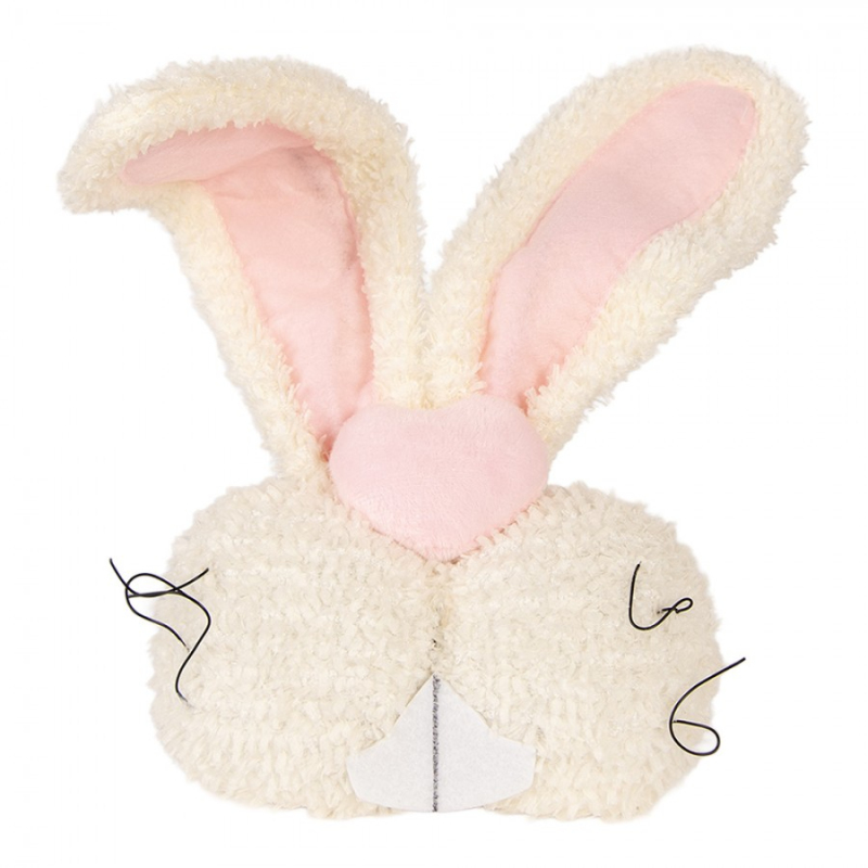 Textil - Dekorační polštář veselý velikonoční zajíček s fousky – 18x10x35 cm