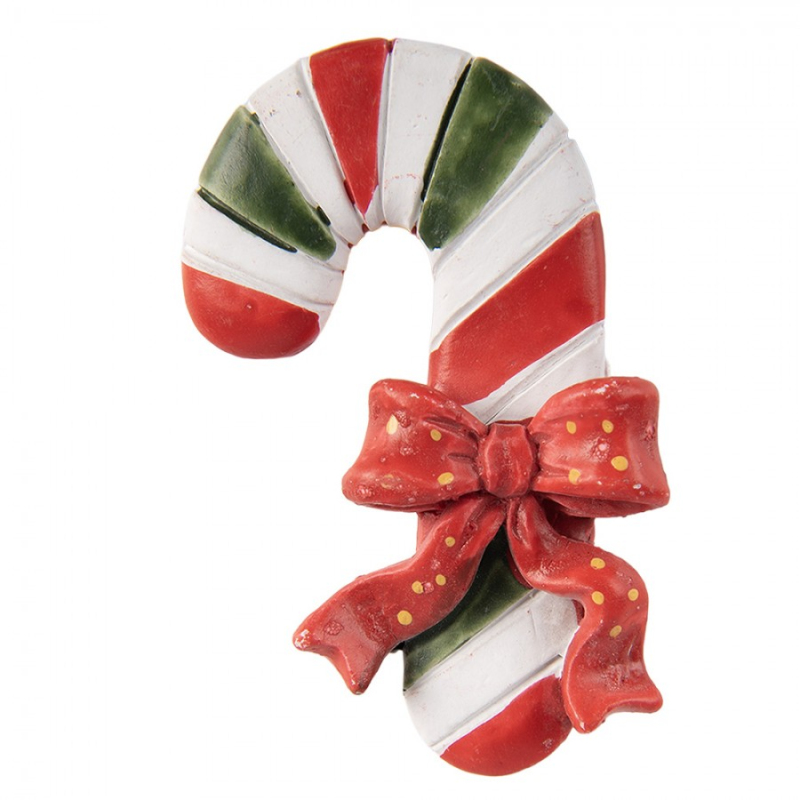 Doplňky a dekorace - Dekorační magnet vánoční cukrová hůlka Candy Cane – 5x1x9 cm