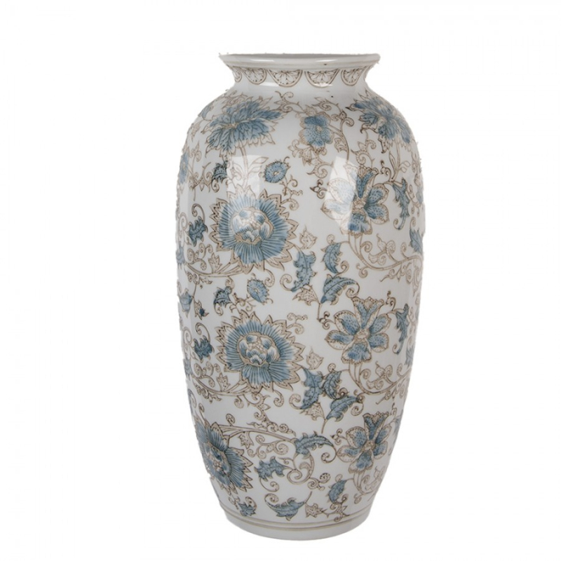 Doplňky a dekorace - Keramická váza v čínském stylu Jingdezhen – 19x10x38 cm