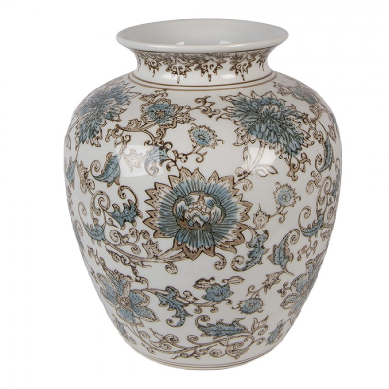 Doplňky a dekorace - Keramická váza v čínském stylu Jingdezhen – 22x25 cm