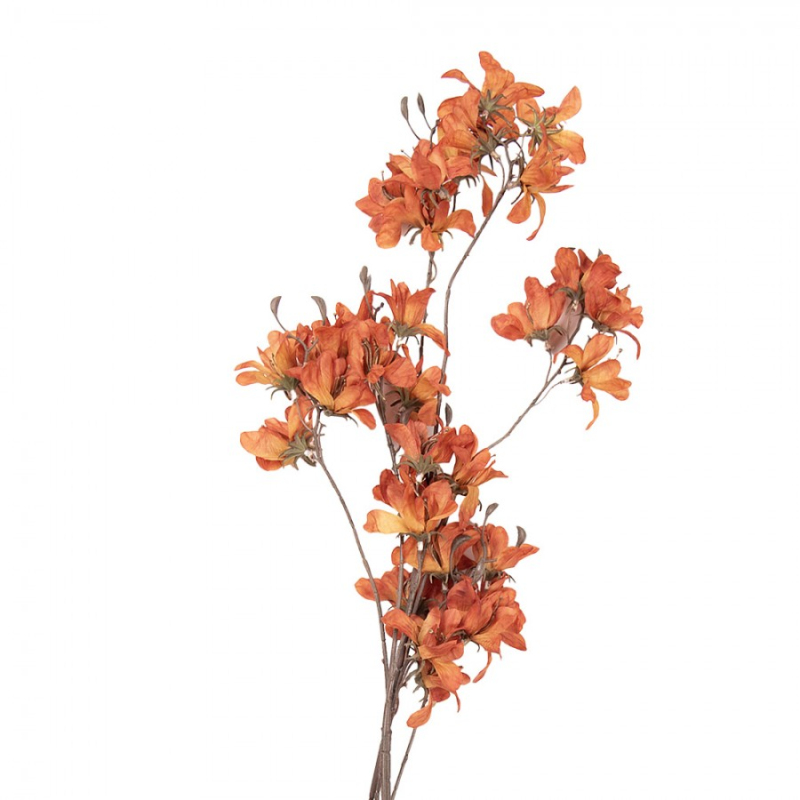 Doplňky a dekorace - Umělá květina oranžová – 120 cm_2