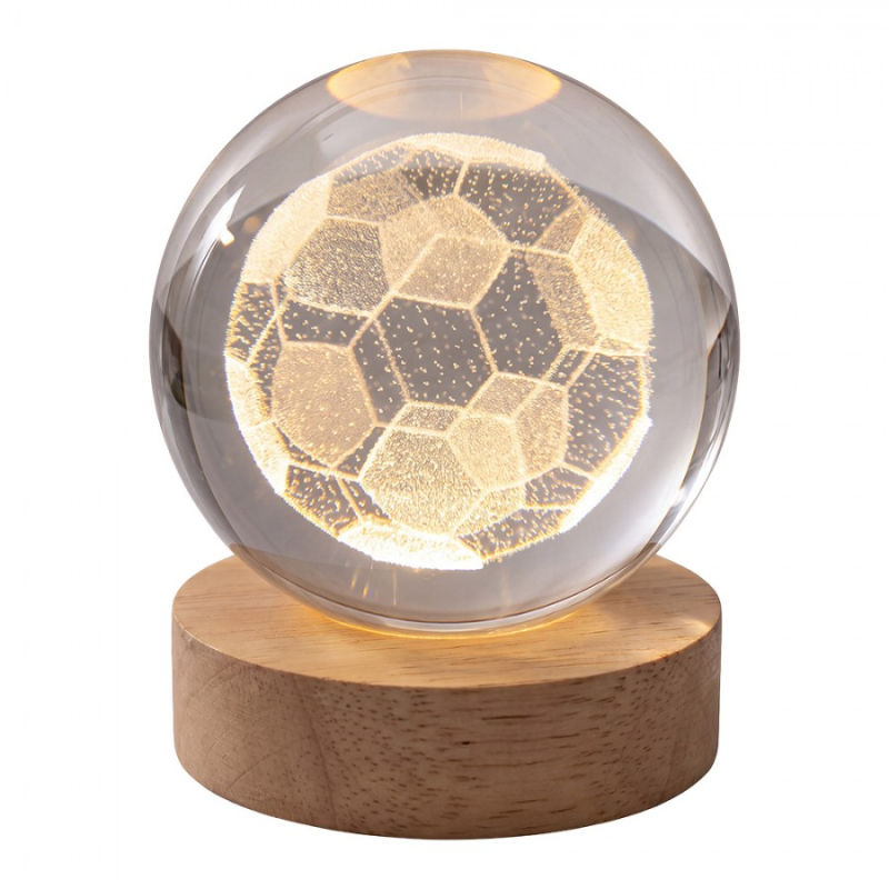 Osvětlení - Hnědá skleněná stolní lampa