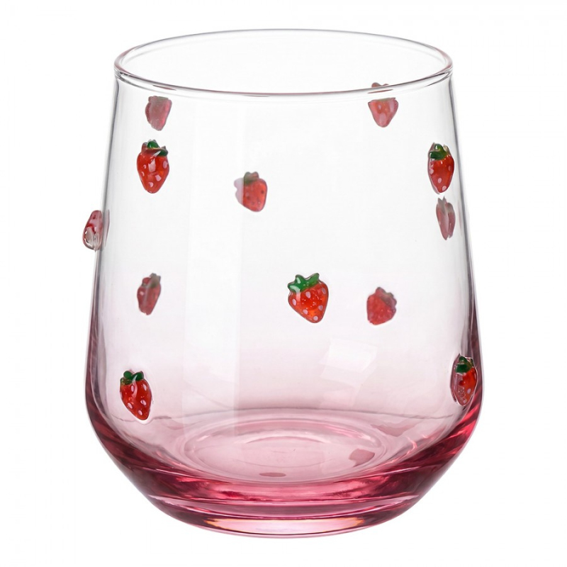 Kuchyně - Průhledná skleněná sklenice na vodu – 320 ml