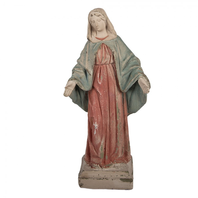 Doplňky a dekorace - Béžová keramická dekorativní figurka Marie – 20x14x44 cm