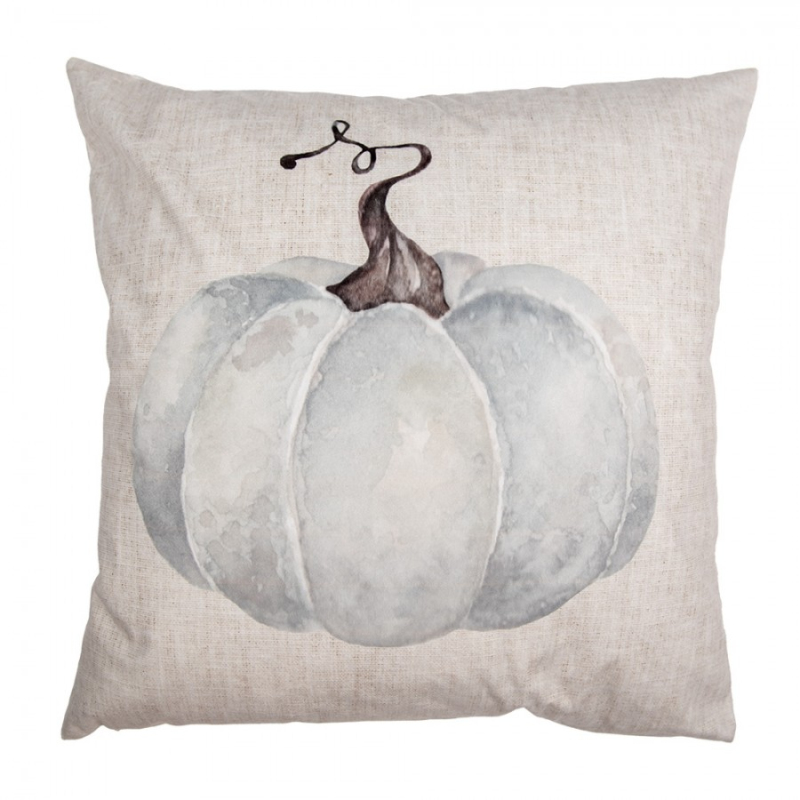 Textil - Béžový dekorativní polštář dýně s výplní Country Style Pumpkin