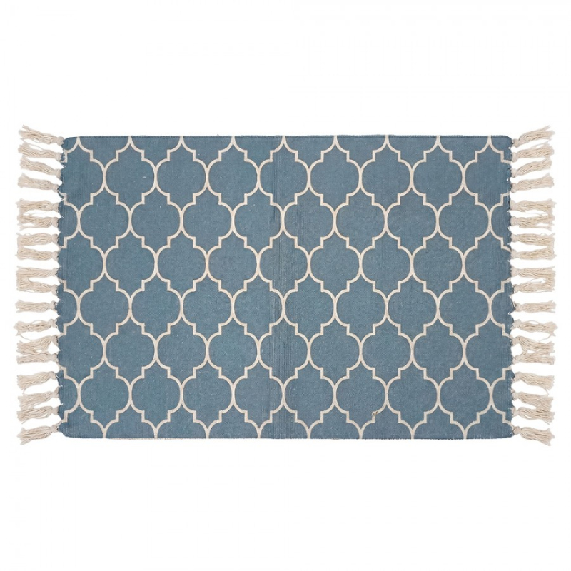 Textil - Béžový bavlněný koberec_1
