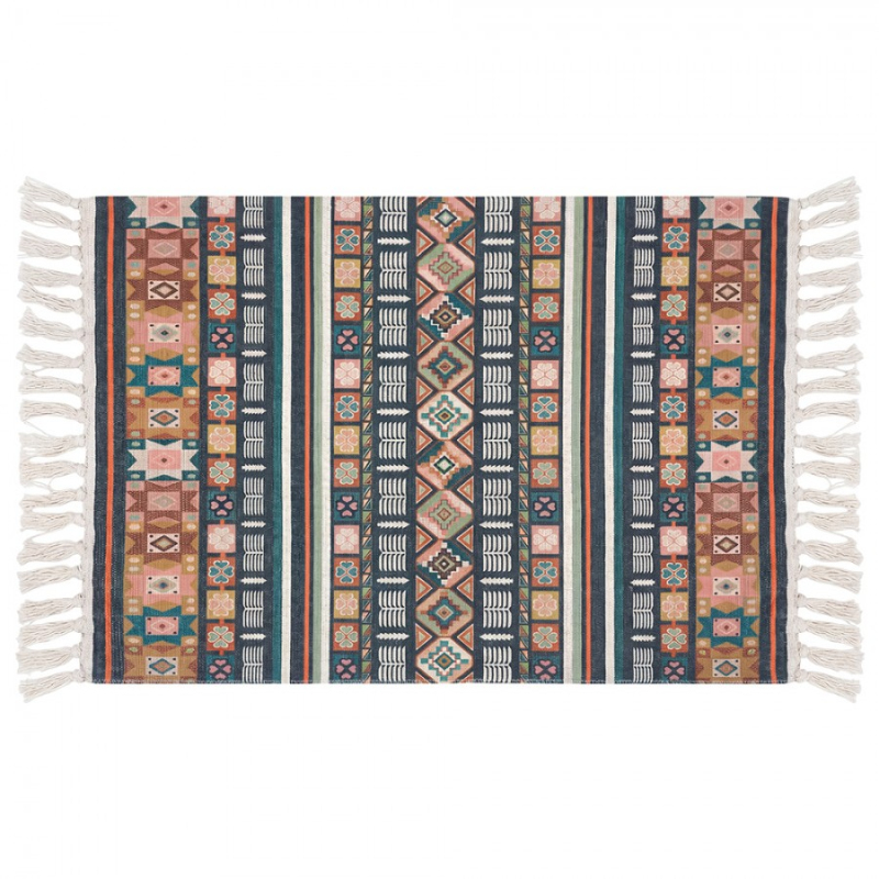 Textil - Béžový bavlněný koberec_5