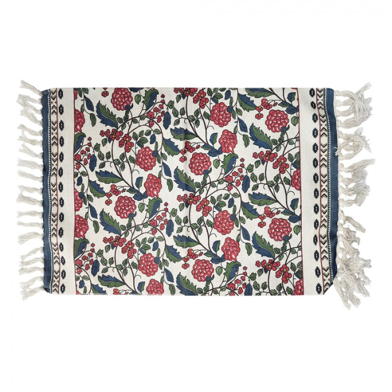 Textil - Béžový bavlněný koberec_7