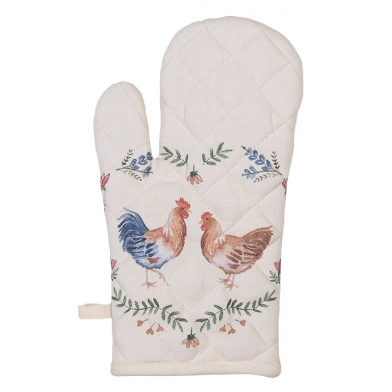 Textil - Chňapka Chicken and Rooster – 18x30 cm