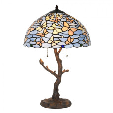 Stolní lampa Tiffany Nolace s motivem motýlů – 40x60 cm