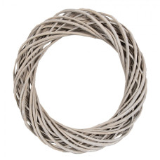 Béžový ratanový věnec Jilt – 50 cm