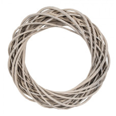 Béžový ratanový věnec Jilt – 40 cm