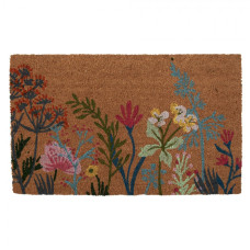 Kokosová rohožka se vzorem divoké louky Wildflower Fields – 75x45 cm