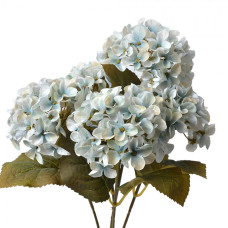 Umělá květina modrá hortenzie – 45 cm