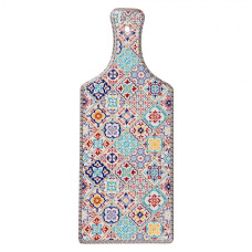 Keramické prkýnko / podtácek s motivem dlaždic Lisabon – 12x30 cm
