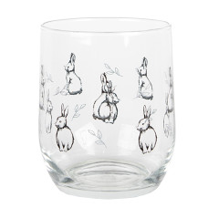 Sklenička s králíčky Bunny Buddies – 300 ml