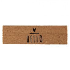 Kokosová rohožka Hello Heart – 75x22 cm