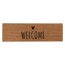 Kokosová rohožka Welcome Heart – 75x22 cm