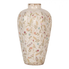 Keramická váza s barevnými kvítky Floral Cartoon M – 21x34 cm