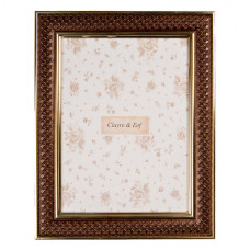 Hnědý fotorámeček Druppenslag M – na fotografii o rozměru 13x18 cm