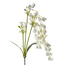 Umělá rostlina bílé zvonečky s listy – 80 cm
