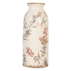 Keramická váza s kytičkami Tilda – 8x20 cm
