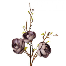 Fialová umělá rostlina magnolie – 106 cm