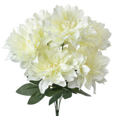 Umělá květina bílá Laurianne – 49 cm