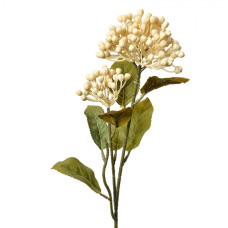 Umělá květina bílá Sabina – 53 cm