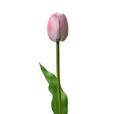 Umělá květina světle růžový tulipán – 32 cm
