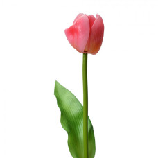 Umělá květina sytě růžový tulipán – 32 cm