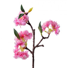Umělá květina tmavě růžové třešňové květy – 38 cm