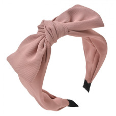 Dámská růžová s velkou mašlí basic