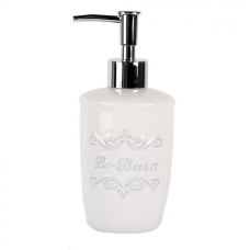 Keramický dávkovač na mýdlo s reliéfem Le Bain – 325 ml