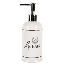 Keramický dávkovač na mýdlo s nápisem Le Bain – 350 ml