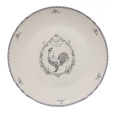 Porcelánový talíř s motivem kohouta Devine French Rooster – 26 cm