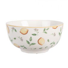 Porcelánová miska s citrony Lemons & Leafs – 500 ml