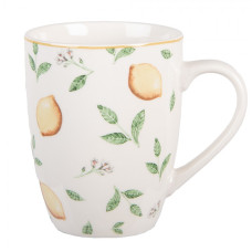 Porcelánový hrnek s citrony Lemons & Leafs – 350 ml