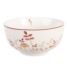 Porcelánová miska s podzimním motivem přírody a houbiček Little Fall Jewels – 500 ml