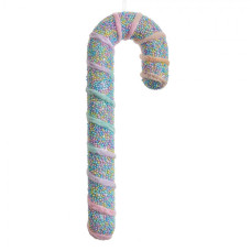 Vánoční ozdoba cukrová hůlka Candy Cane pastelová L – 34 cm