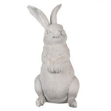 Figurka velkého velikonočního bílého zajíčka – 26 cm