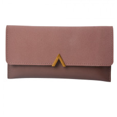Starorůžová peněženka s elegantním zapínáním Viljul – 19x10 cm